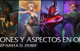 Campeones y aspectos en oferta del 26 al 29 de septiembre