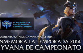 Conmemora la temporada 2014 con Shyvana de Campeonato