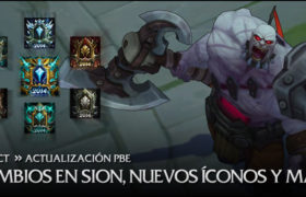 28/10 Actualización PBE: Nuevos íconos de invocador, Cambios en Sion y más