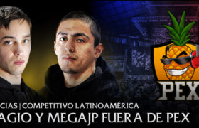 FraGio y Megajp fuera de PEX