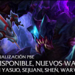 25/Nov Actualización PBE: Nuevo Campeón Rek’Sai, Wards de Poros, Cambios en Sejuani, Yasuo y más