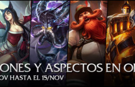 Campeones y aspectos en oferta del 11 al 14 de noviembre