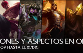 Campeones y aspectos en oferta del 28 de noviembre al 1 de diciembre