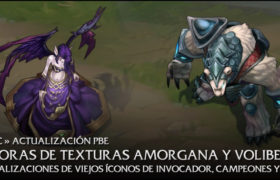 16/Dic Actualización PBE: Actualizaciones de Texturas de Morgana y Volibear, Actualizacion de viejos Íconos de Invocador y más