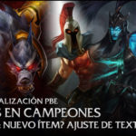 [Actualizado] 02/Dic Actualización PBE: Cambios en Warwick, Soraka, Sejuani, Kalista, Nuevo Ítem, Actualización de texturas para Malzahar y más