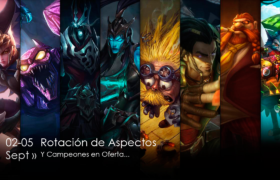 Campeones y aspectos en oferta: 02/09 – 05/09