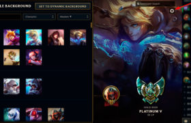 PBE | Nueva herramienta: Selecciona la imagen del campeón que quieres para tu fondo de perfil