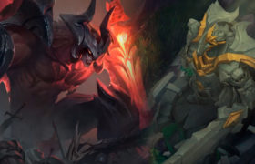 PBE | Los reyes dioses llegan a la grieta, Pantalla de Inicio del rework de Aatrox, Balance de Campeones y más