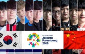 Estas son las formaciones de China y Corea del Sur para los juegos asiáticos de Jakarta 2018